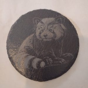 Red Panda Slate Coaster
